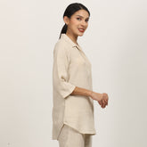 Skipper Collar Tunic - Beige